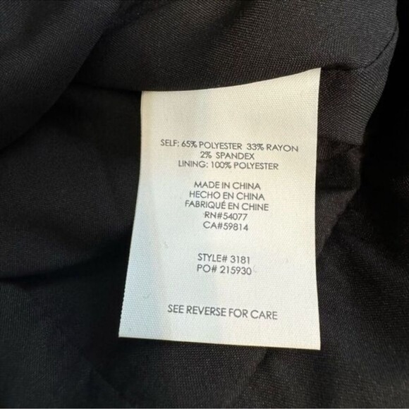 Cabi Tartan Jacket Plaid Moto Academia Sz 8 #3181 - Picture 12 of 13